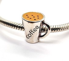 🩷 Silver & Brown Coffee Cup