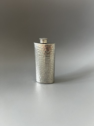Vintage pewter flask made - vintage,