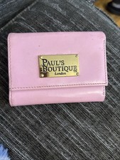 Paul's Boutique Small Pink Purse Gold