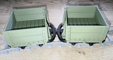 PAIR OF SM32 16MM SCALE WAGONS
