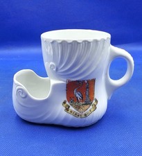 Vintage Crested China Shaving Mug - Shelley - Minehead (Or138)