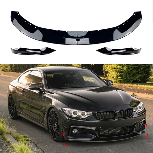 Front bumper spoiler lip - front,