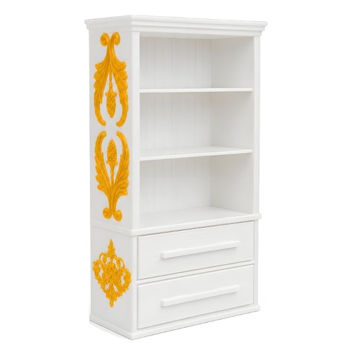 Doll house bookshelf model - doll,