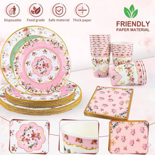 151 Pcs Floral Paper Party