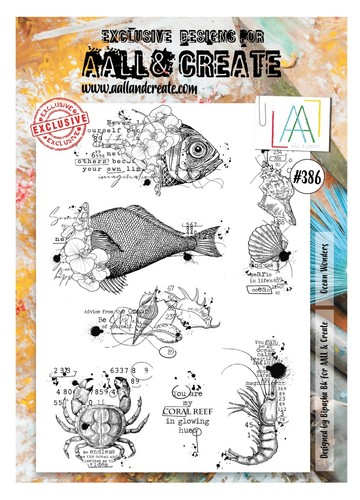 Aall create stamp set - &,
