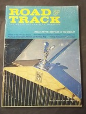 Vintage Road & Track Magazine September 1960 - Rolls Royce Silver Cloud II