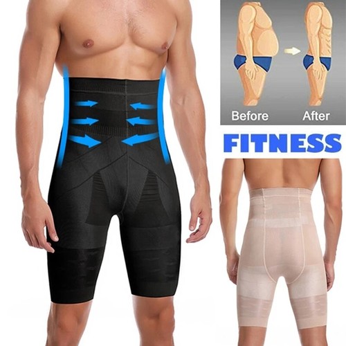 Men compression boxer shorts - compression,