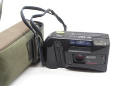 ricoh 35 mm auto focus camera. AF-500 lomo retro street film tested