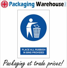 MA346 PLACE ALL RUBBISH IN