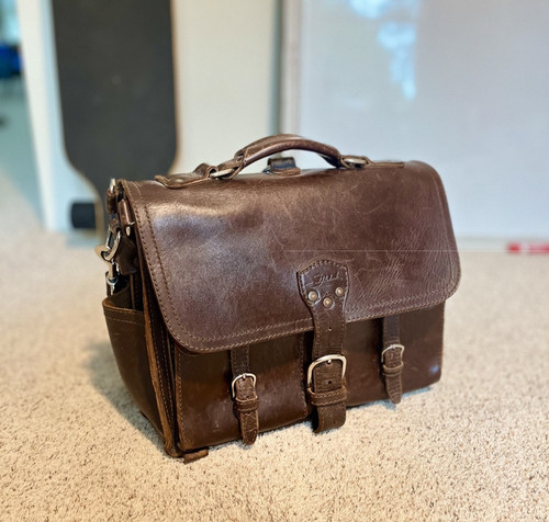 Saddleback leather front - leather,