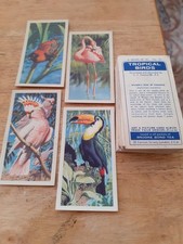Tropical Birds by Brooke Bond full Set (50 Very Good condition (1962) Vintage