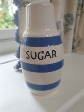 Cornish ware sugar shaker - shaker, blue
