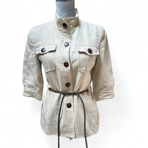 Zara woman beige linen - beige,