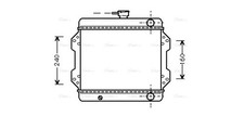 AVA Coolant Radiator SZ2003