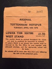 Ticket : Arsenal V. Tottenham