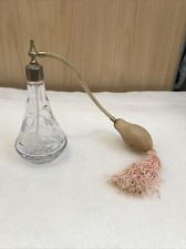 Beautiful Etched Perfume Atomiser With Puffer