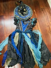 Marks and Spencer halloween witch costume with hat, immaculate age 9-10