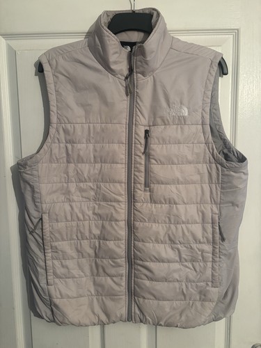 Grey north face gilet size - grey,