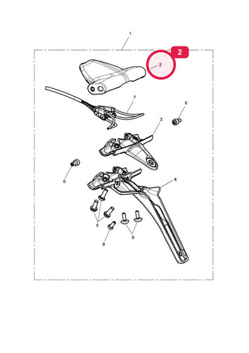 Triumph rear finisher t9700527 - triumph,