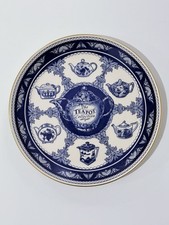 10" Blue & White Ringtons Collectors Plate, The Teapot Collection Made By Masons