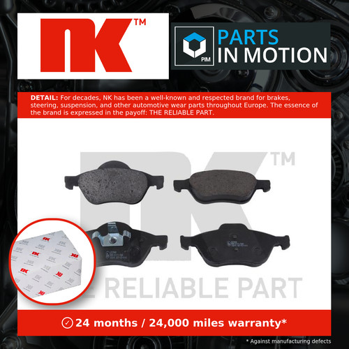 Brake pads set fits - fits, renault