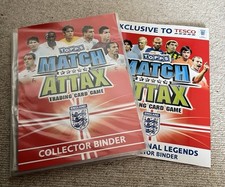 2010 Topps Match Attax Collectors Binder And International Legends Binder
