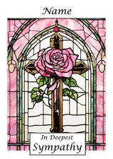 PERSONALISED Sympathy Card