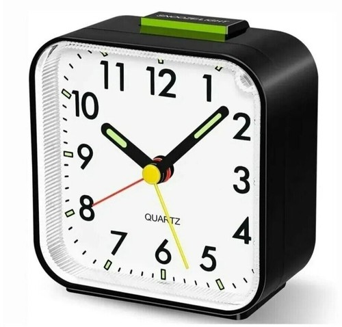 Quartz alarm clock with - alarm,