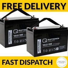 2x 100Ah 12V Deep Cycle AGM