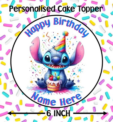 Personalised stitch birthday - stitch,