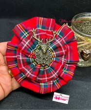 Royal Stewart Tartan Rosette