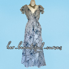 JOANNA HOPE FLORAL PRINT WEDDING OCCASION PARTY DRESS SIZE 24