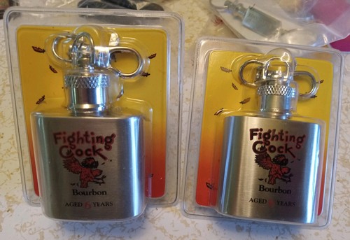 Fighting cock flasks - oz,