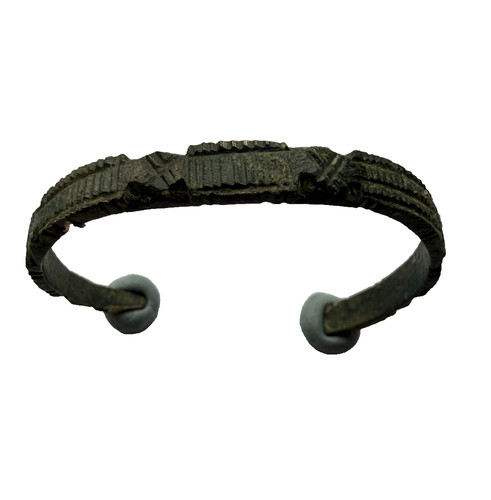 Ancient roman bronze decorated - bronze,