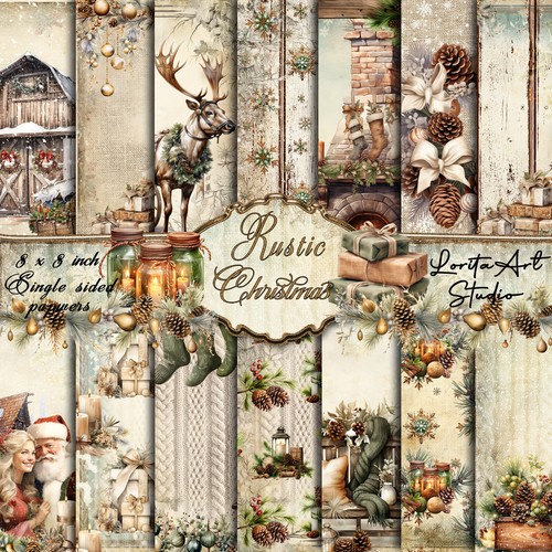 Rustic christmas xmas - xmas, paper