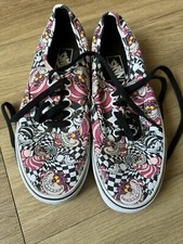 Disney X Vans Cheshire Cat Alice In Wonderland Shoes Size UK 5.5 Trainers 38.5
