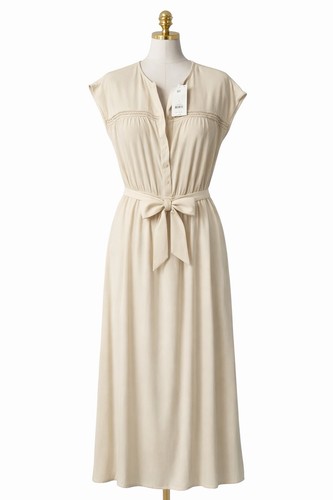 Cream midi dress - 🌿, size