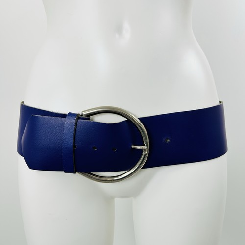 Vintage 80s leather belt - 80s,