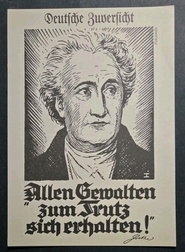 1930s goethe homage - goethe,