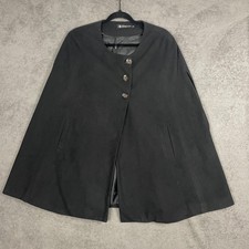 Allegra K Cape Coat Womens