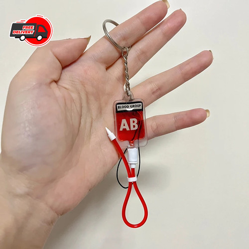 Styles blood bag keychain - styles,