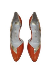 Gina  Vintage Orange Leather