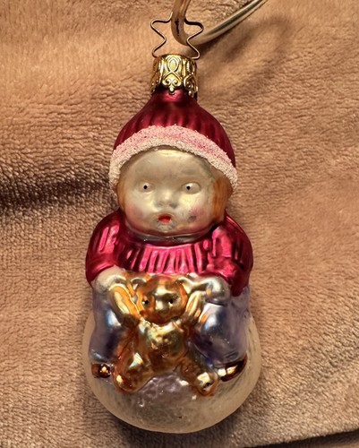 Vintage baby snowball teddy - vintage,