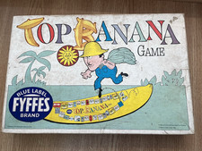 WADDINGTONS BOARDGAME TOP BANANA  VINTAGE 1965 EDITION INCOMPLETE BOARD GAME