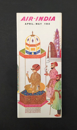 Vintage air india timetable - vintage,