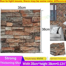 60X 3D Tile Brick Wall Panel Self-adhesive·Waterproof Ceiling Cladding Wallpaper