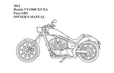 2011 Honda Fury VT1300CX and