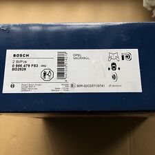 2x Brake Discs Pair Solid fits VAUXHALL INSIGNIA Rear 2017 on 288mm Set