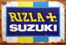Suzuki Rizla Motorcycle Metal