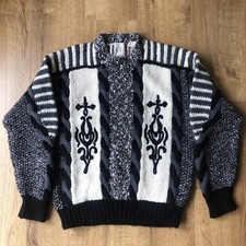 VINTAGE 80’S NOVO PROMARK CREATIONS 1987 CHUNKY JUMPER SIZE S OVERSIZED